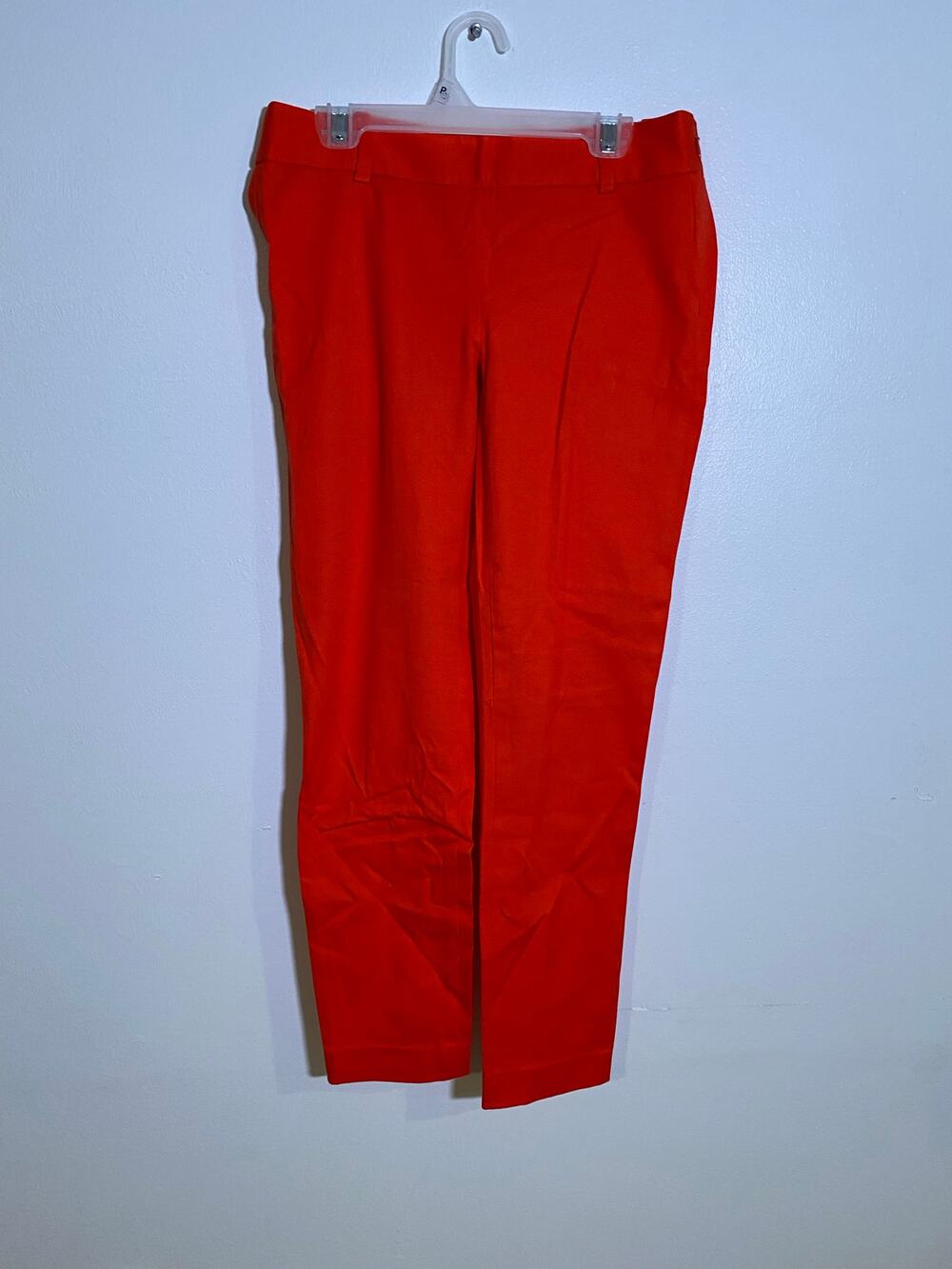 J.Crew Stretch City Fit Red slacks pants SZ 00